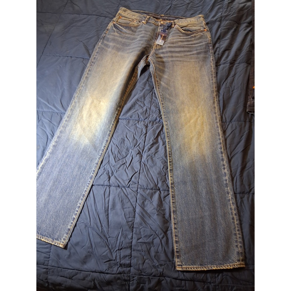 Martin + Osa Slim Fit Jeans Mens 34x34 Medium Wash Blue Denim 100%‎ Cotton